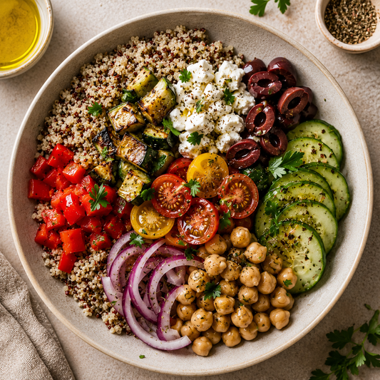 Mediterranean Quinoa Power Bowl