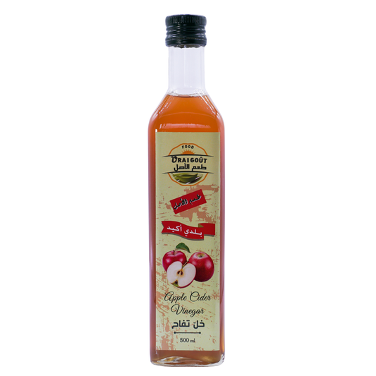 Vrai Goût Apple Cider Vinegar Glass Bottle